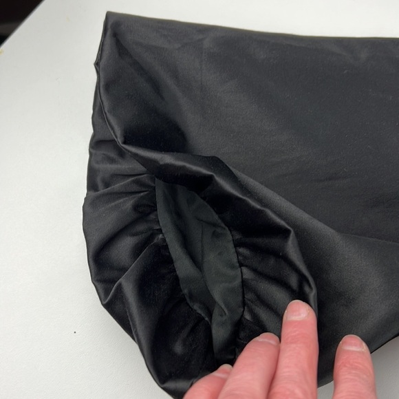 Vintage Abria black satin belted blazer - Picture 5 of 13